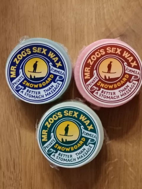 Snowboard Wachs,  Skiwachs,  sex wax 3 Stück (je 70 g)