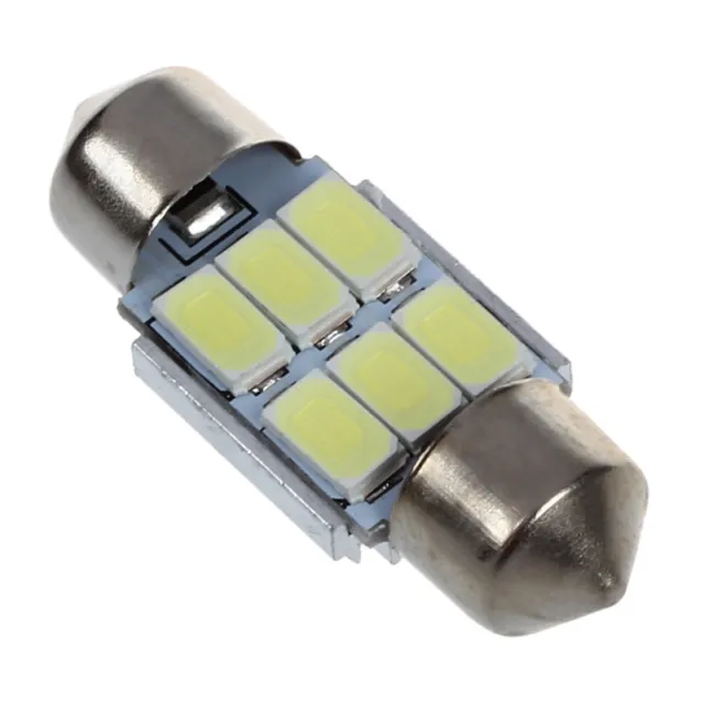 6X(2x 31mm 6 5630 SMD LED Soffitte Sofitte Innenraumbeleuchtung 3W 195LM 6500 I2 3