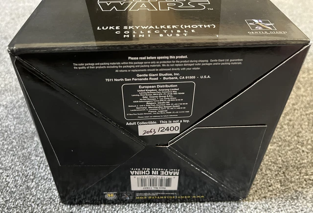 Gentle Giant Star Wars Luke Skywalker ESB HOTH mini Bust #2,063 of 2,500 2