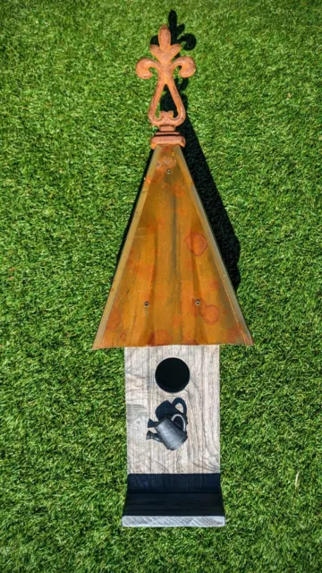 Gorgeous Southern Living Bird House With Metal Roof - New Birdhouse