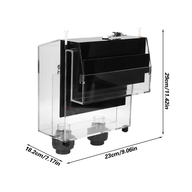 Qualität Acryl Selbststart Siphon Hang On Overflow Box Für Aquarium GAO