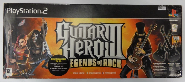 Console Playstation 2 PS2 PAL ITA GUITAR HERO III 3 Legends of Rock Ed. Speciale