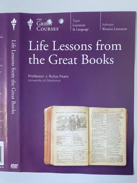 LIFE LESSONS FROM The Great Books - The Great Courses - 6x DVDs - 36 ...
