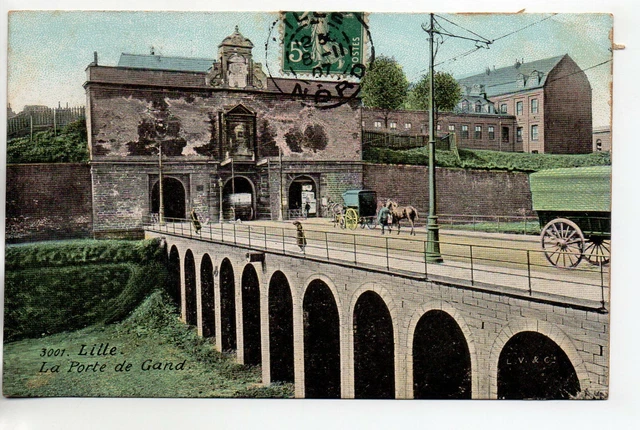 LILLE - Nord - CPA 59 - la Porte de Gand