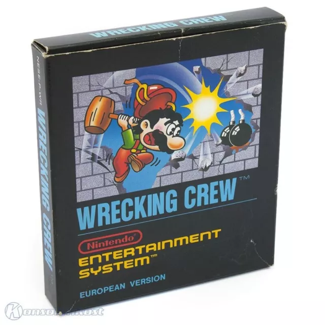 Nintendo NES - Wrecking Crew #Bienengräber PAL-B mit OVP sehr guter Zustand