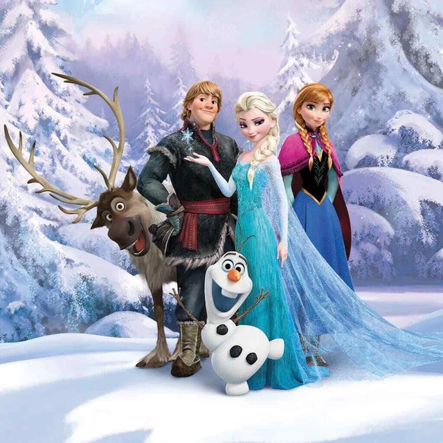 Komar Fotomurale Frozen Winterland 184x254 cm Blu