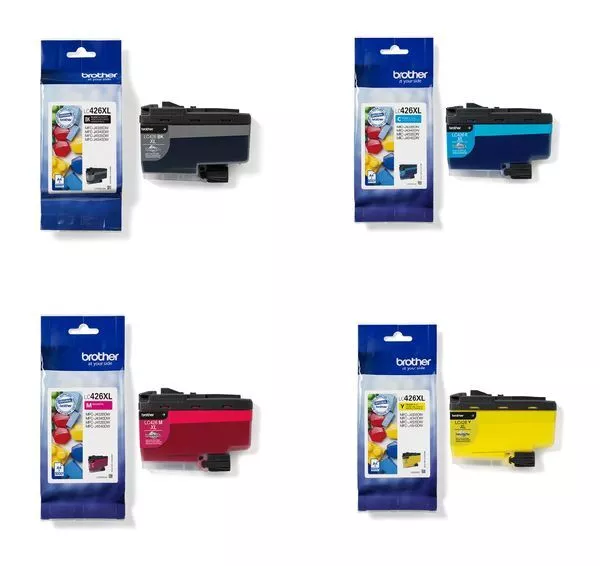 Brother LC426 CMYK Genuine Ink Cartridges For MFC-J4540DW MFC-J4535DWXL Lot