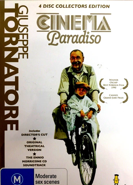 Cinema Paradiso DVD (3 Disc) + Movie Soundtrack CD - Region 4 Australia (4 DISC)