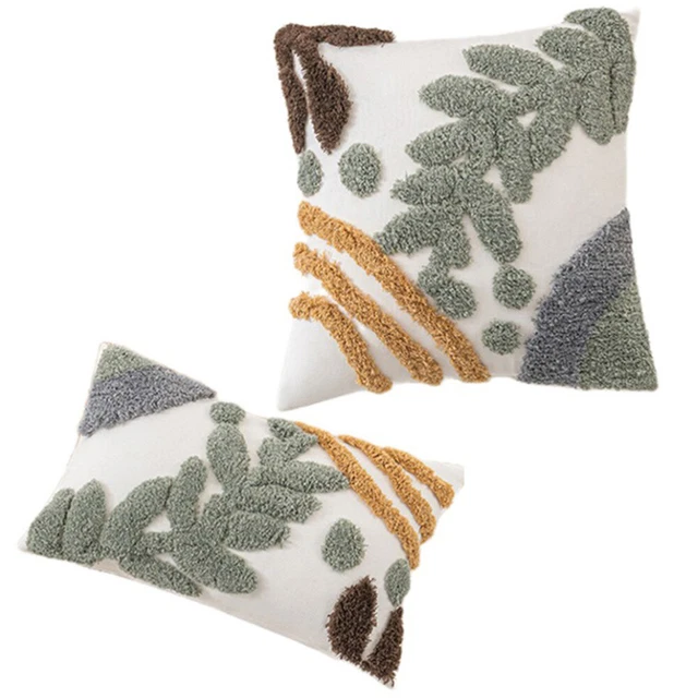 Funda de almohada cuadrada para el hogar bolsa de algodón bohemia