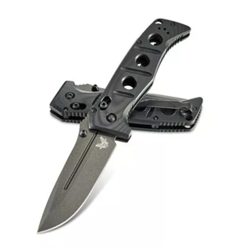 Benchmade Adamas Folding Knife Folder CPM CruWear G10 Black - 275GY-1