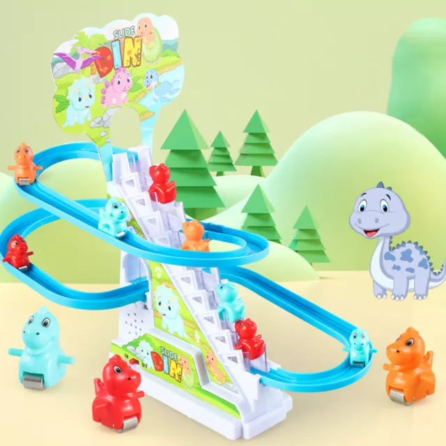 T0# Montessori Music Toy Assembly Design Animals Stair Climbing Toy for Kids Chi