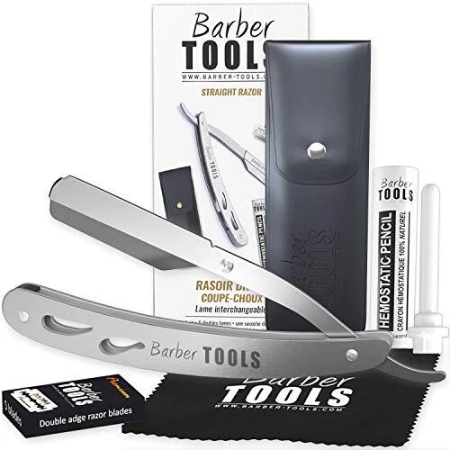 Rasoir à Barbe Traditionnel / Rasoir droit coupe-choux / Rasoir de barbier la...
