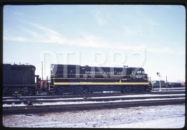 Mz4  Scl Seaboard Coast Line 1837 Original Slide