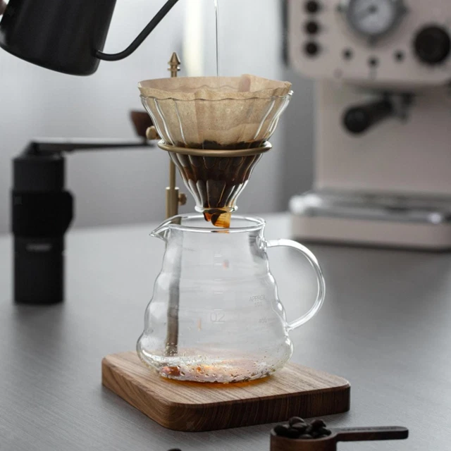 RASTKY Tazza Trasparente con Gocciolatore per caffè, Tazza
