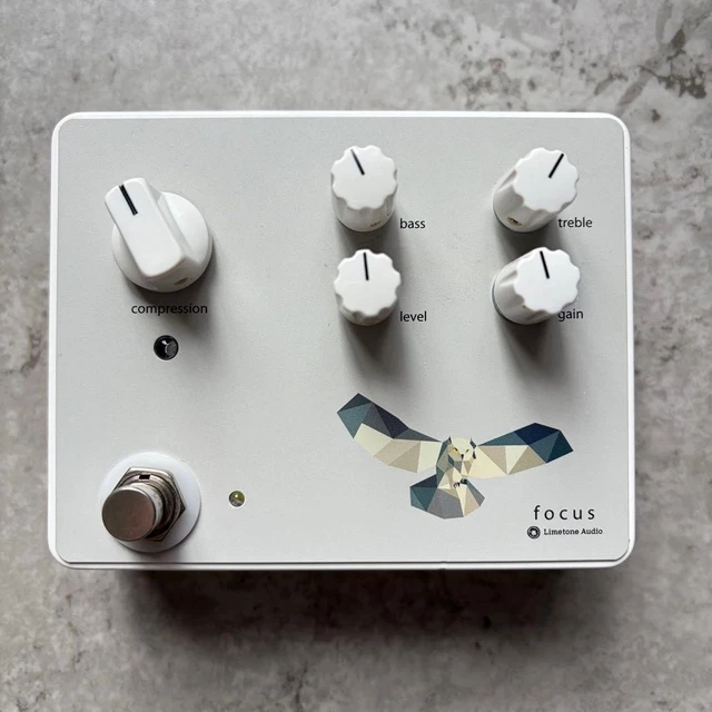 LIMETONE AUDIO FOCUS Compressor for Guitar Bass with Original Box