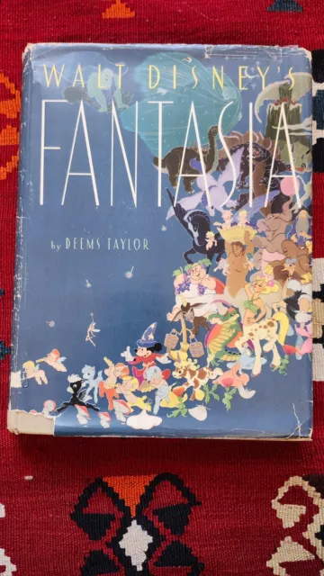 1940 Walt Disney Fantasia Book by Deems Taylor 1st Edition 13 X 10