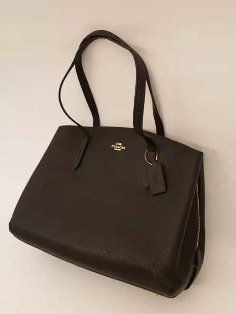COACH CHARLIE CARRYALL 40 GD BLACK 78220 Brand New 289.00