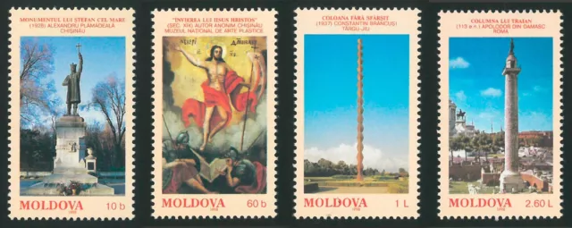 Moldova 1998 Architecture Monuments, Icon, Art  4 MNH