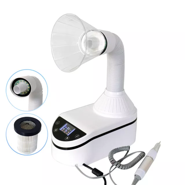 230W Dental Polisher Dust Vacuum Cleaner Dust Collector LED Lamp grinding CE