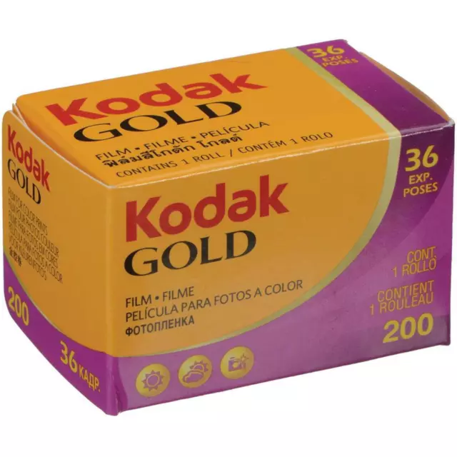 Kodak GOLD 200 - 35mm 36 Exposure Colour Negative Film