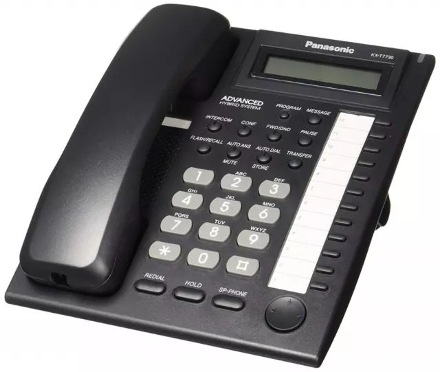 Panasonic KX-T7730 Telephone Black