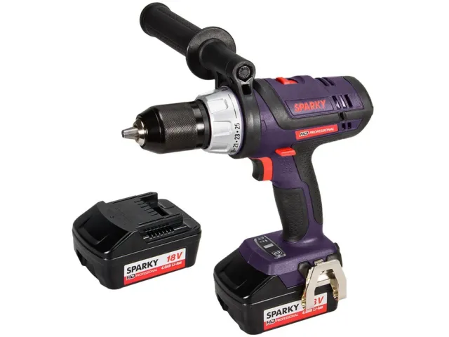 SPARKY Professional BUR2 LI HD 18V 4.0AH Cordless Combi Drill