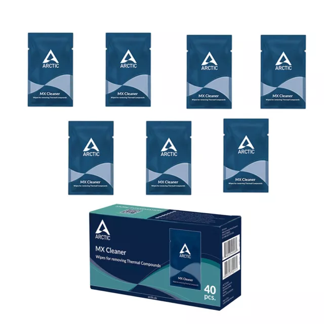 Arctic MX Cleaner Wipes for Removing CPU Thermal Paste Removal MX2 MX4 MX-5 MX-6