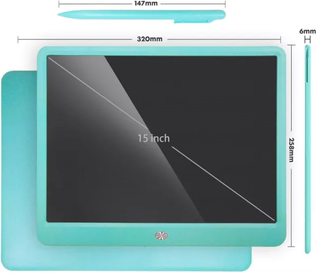 Large 15 Inch Electronic Digital LCD Writing Pad Tablet Drawing Doodle Board Kid