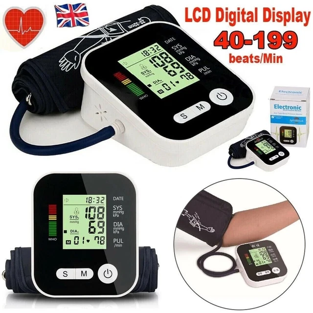 2026 DIGITAL AUTOMATIC Blood Pressure Monitor Upper Arm BP Machine ...