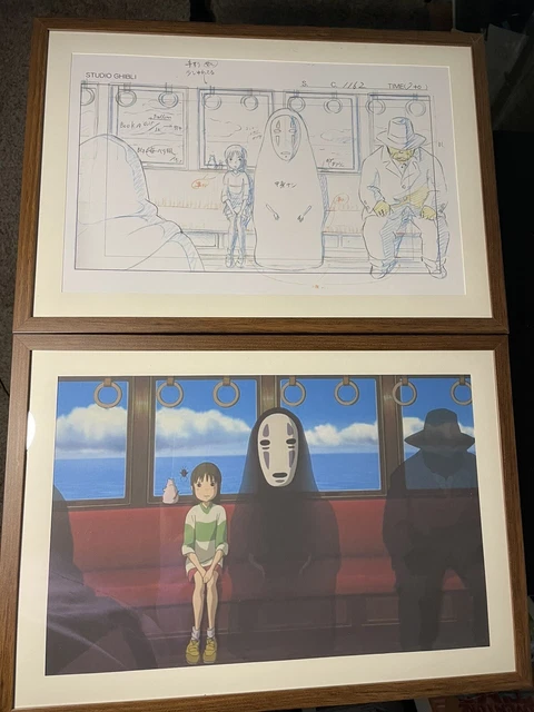 SPIRITED AWAY ANIMATION Cel Print LAYOUT ART Anime Ghibli Production
