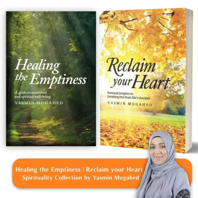 Islamic Book Bundle Yasmin Mogahed - Reclaim Your Heart / Healing the Emptiness