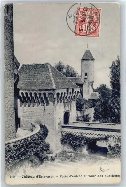50662097 - Estavayer-le-Lac Schloss, Porte, Tour des oubliettes Freiburg /