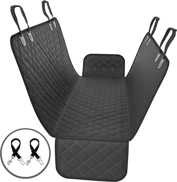 Pet Dog Car Seat Cover Rear Back Mat Hammock Dirtproof Scratchproof Large Black