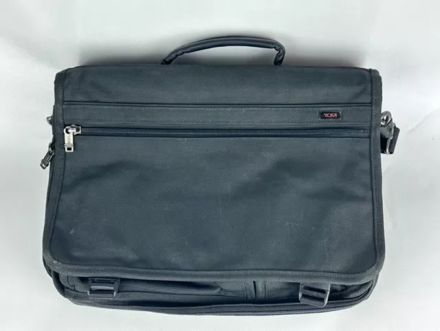 Tumi Alpha Briefcase Ballistic Nylon Messenger Laptop Bag 26071D4