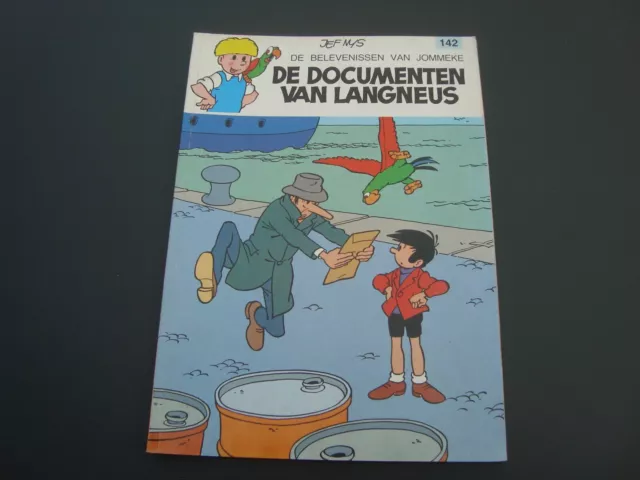 Jommeke Strip Comics Folge 142 " De Documenten van Langneus " Jef Nys - Sehr gut