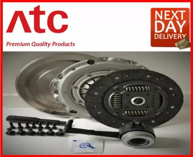 FORD FOCUS CLUTCH KIT AND FLYWHEEL SOLID MASS MK 2 1.8 TDCi 04 ONWARDS KKDA KKDB