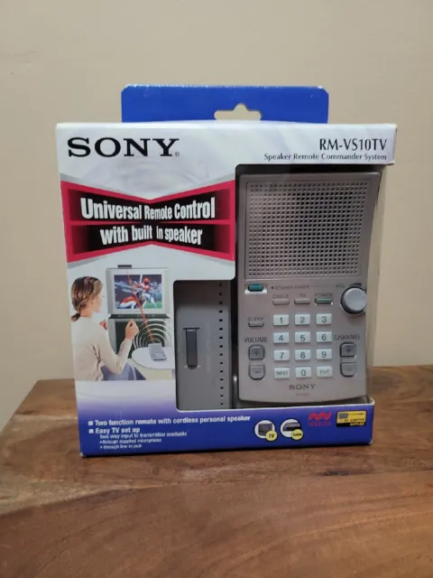 Sony RM-VS10TV Universal Remote Control w/Built In Speaker Set - Open Box