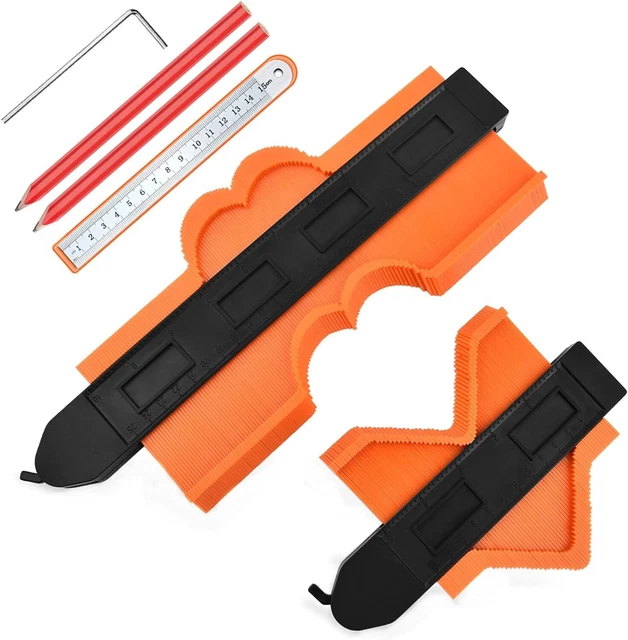 JUEMEL 12,7 cm 25,4 cm strumento di copia strumento lineare in acciaio matite da falegname