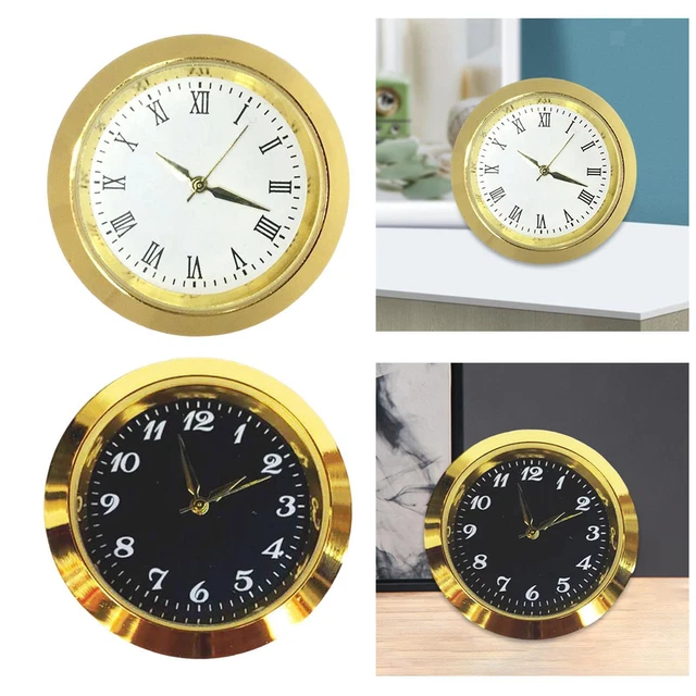 CLASSIC CLOCK INSERT Clock Mechanism Easy to Read Clock Face DIY ...