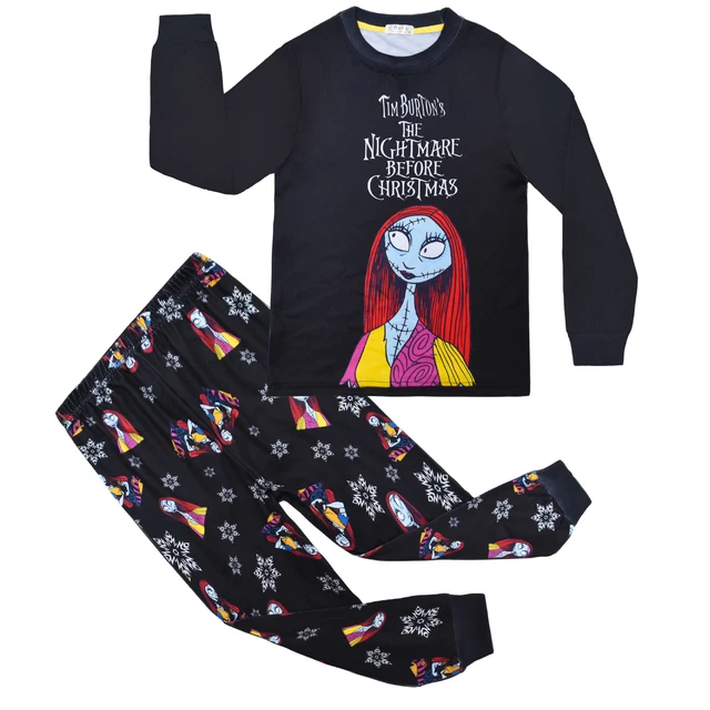THE NIGHTMARE BEFORE Christmas Sally Long Sleeve Pant Suit Pyjamas