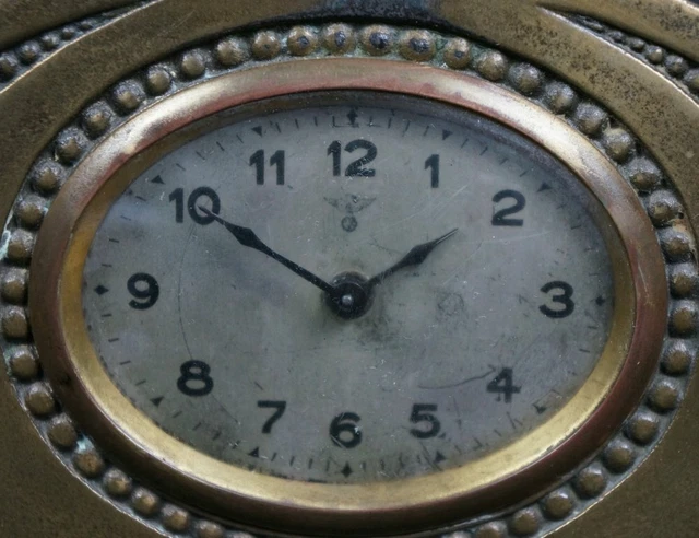 Japan Art Nouveau bronze clock 1920s Japanese craft 2