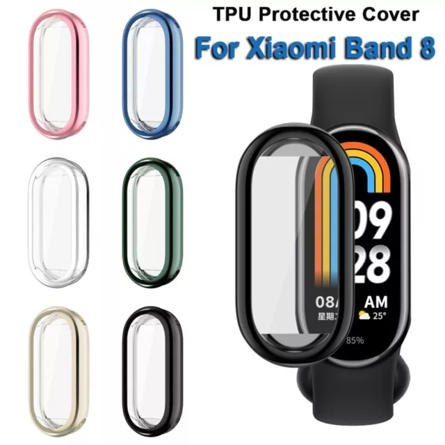 Funda de TPU Cubierta protectora Protector de pantalla For Xiaomi Mi Band 8