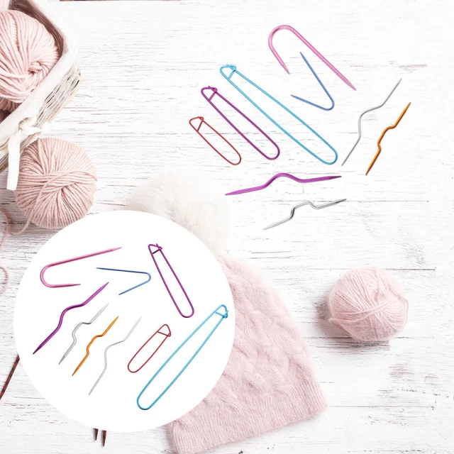 18 Pcs Porta Maglieria Ago Ausiliario Per Maglieria Spilla Spilla Ondeggiare