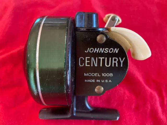 VINTAGE JOHNSON CENTURY Model 100B Fishing Reel $14.50 - PicClick
