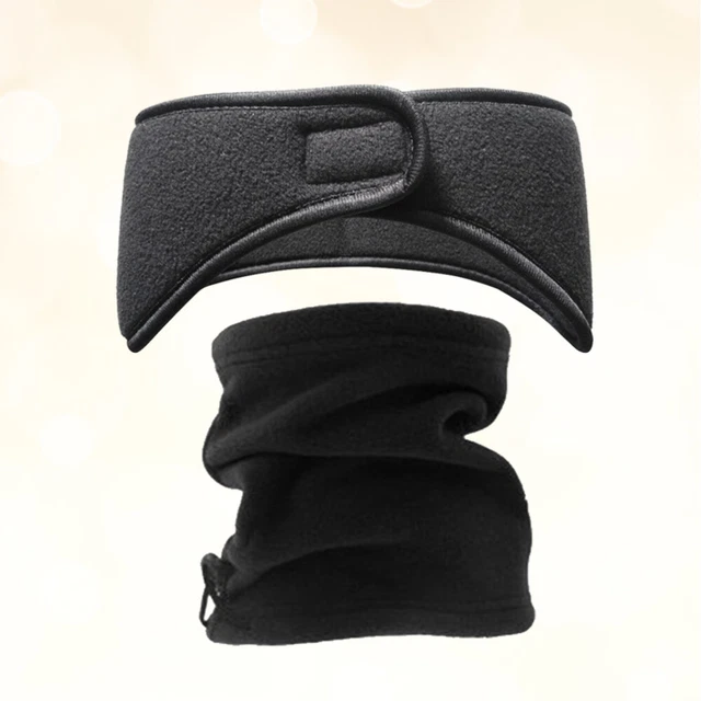 2 pz sciarpa fascia fronte scalda viso collo caldo ghetta