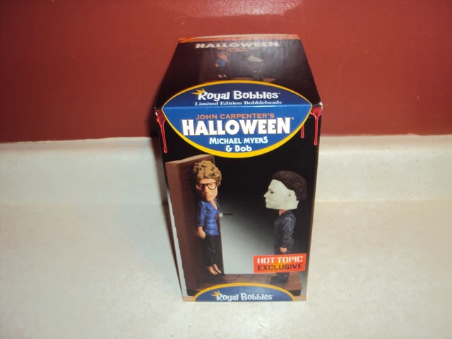 Halloween Michael Myers & Bob Bobblehead Royal Bobbles Hot Topic Exclusive New