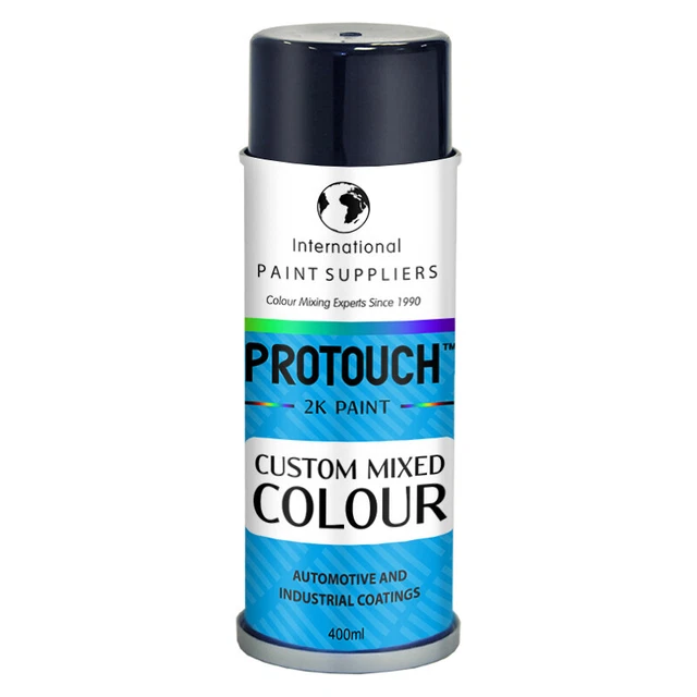 SATIN BLACK 2K Activated Acrylic Car Paint Aerosol 400ml £27.95
