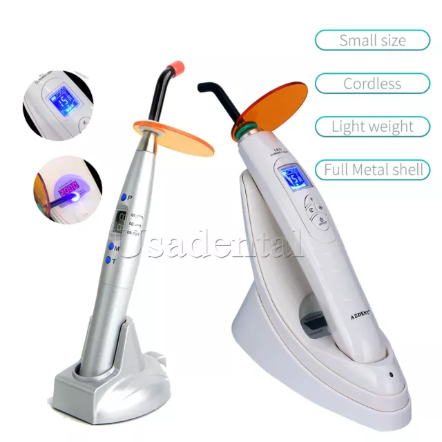 Dental LED Wireless Cordless Curing Light Lamp Cure Resin