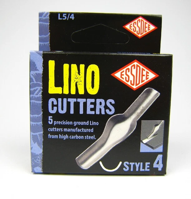 Cuchillo de linol n.o 4, - 5 unidades 501088 Essidee
