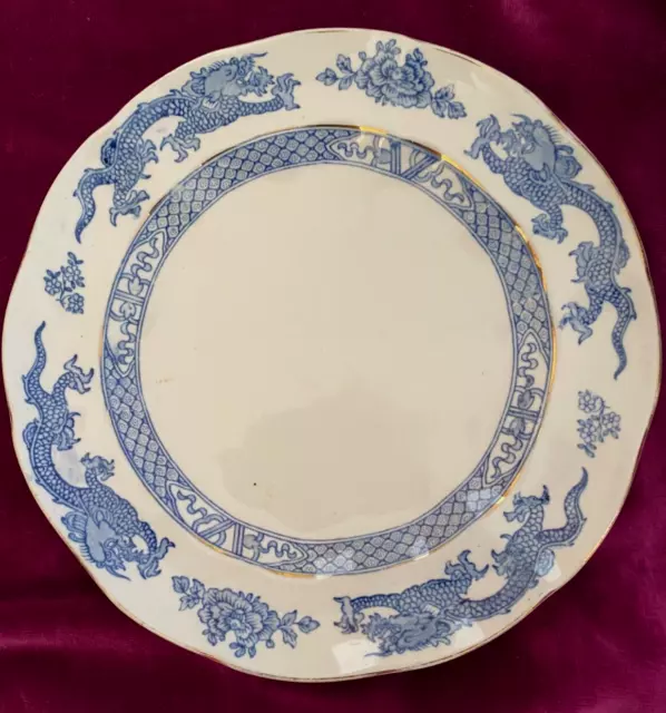 Vintage Booths 'DRAGON' side  plate. 22.5 cm Diameter